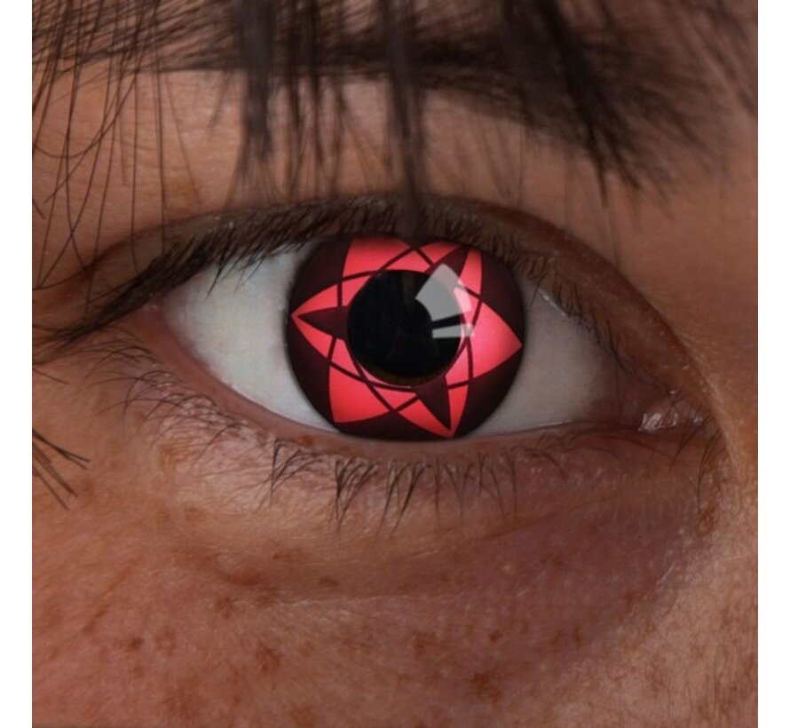 Sharingan Mangekyou Manga kleurlenzen - Sharingan kleurlenzen in het zwart en rood