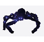 Spider 60 cm with LED - Horror spider with purple LED lighting