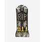 Halloween gravestone RIP 91 cm - Decoration gravestone with LED candles