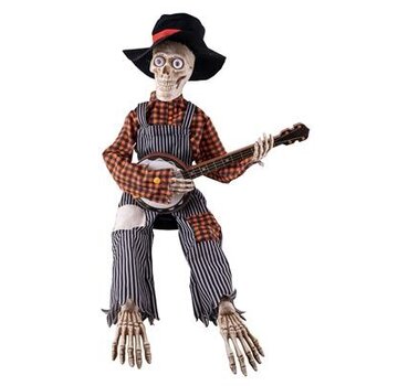 Funny Fashion Guitar playing skeleton