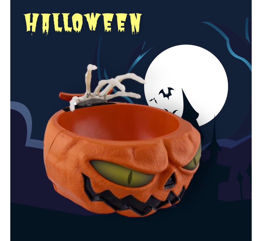 Candy bowl with moving hand - Halloween candy bowl with sound and movement