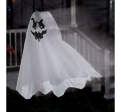 Fun World Fantôme volant - Décoration Halloween fantôme volant sur corde