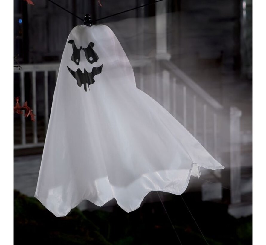 Vliegend spook - Halloween decoratie vliegend spook op kabel