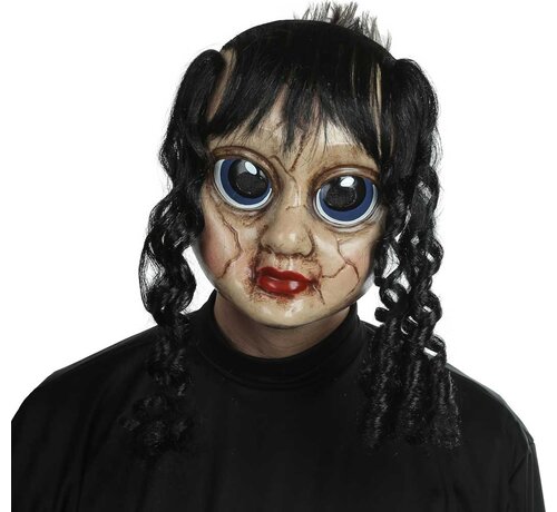 Seasonal Vision Internationale Mask Sally - Scary Halloween mask Sally with hair