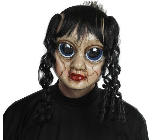 Seasonal Vision Internationale Masque Sally - Masque effrayant d'Halloween Sally avec  cheveux