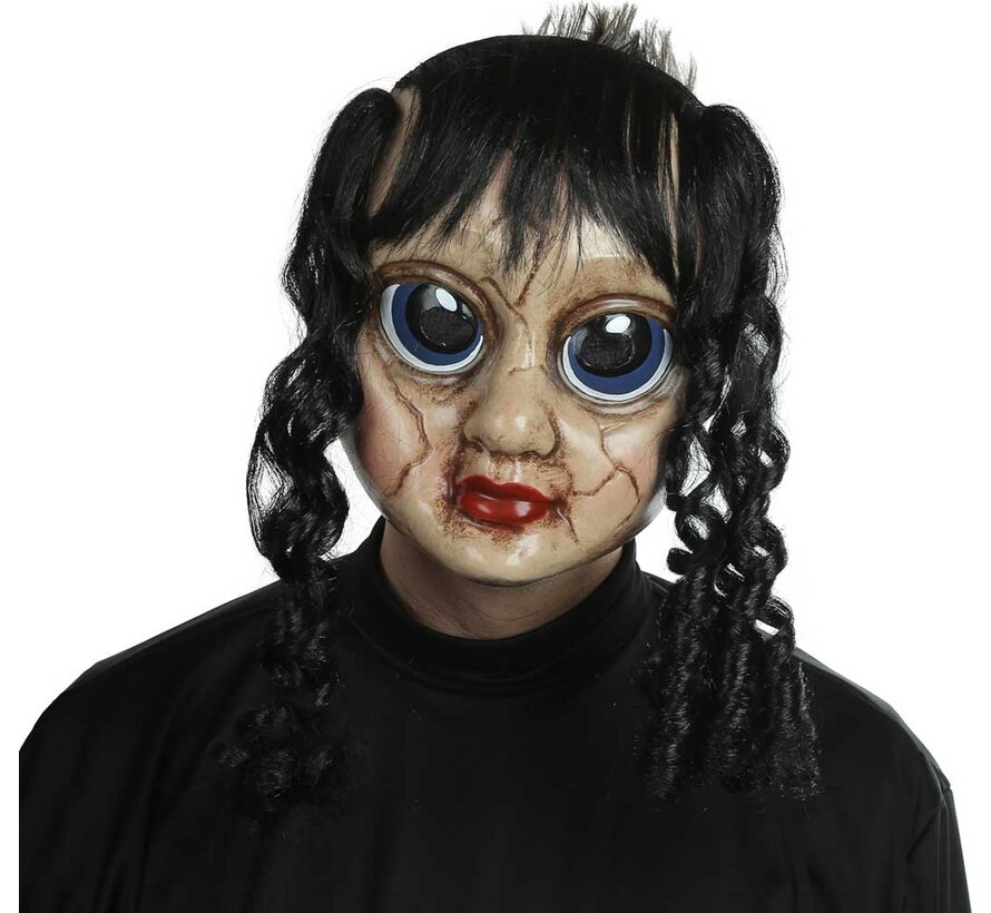 Masque Sally - Masque effrayant d'Halloween Sally avec  cheveux