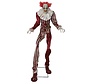 Clown d'Horreur 215 cm - Clown en mouvement décoration Halloween premium