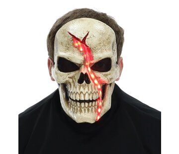 Seasonal Vision Internationale Mask bleeding skull with lighting