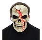 Masker bloedende schedel met verlichting - Halloween comfortabel schedel masker