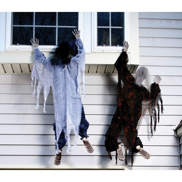 Fun World Climbing zombie 150cm - Halloween decoration climbing zombie
