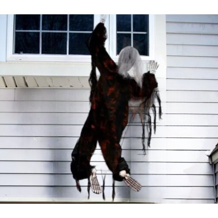 Fun World Climbing zombie 150cm - Halloween decoration climbing zombie