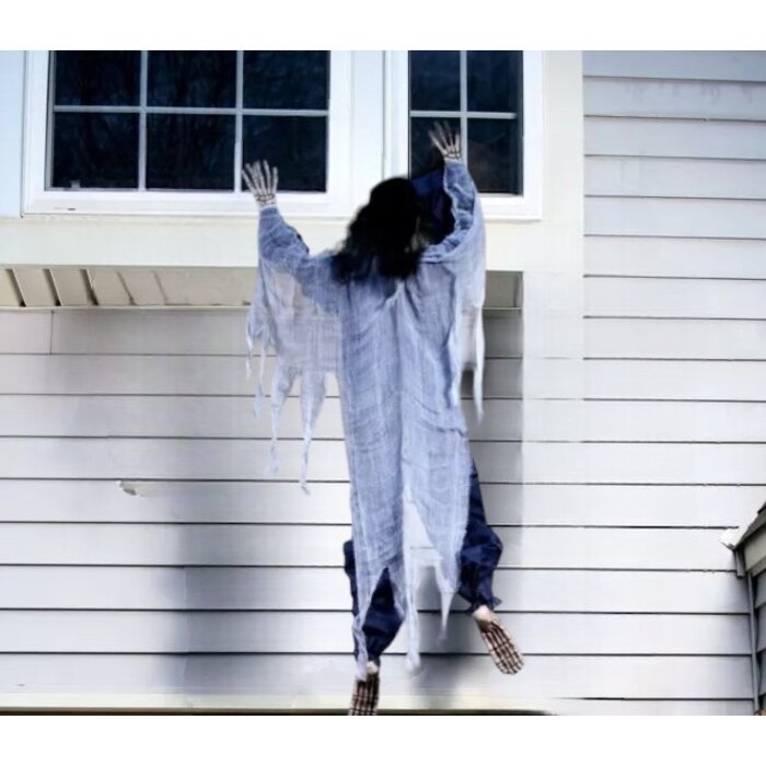 Fun World Climbing zombie 150cm - Halloween decoration climbing zombie