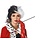 Wig Cruella - Wig black and white
