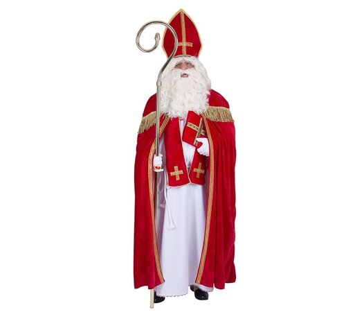 Funny Fashion Costume St Nicolas ensemble de 5 pièces - Costume de Saint Nicolas bon marché