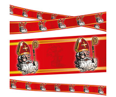 Funny Fashion Decoratie banner st Nicolas 610cm x 8 cm