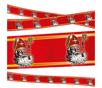 Funny Fashion Decoratie banner Sinterklaas 610cm x 8 cm