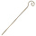 Staff of Saint Nicholas 2m - Sturdy metal 5-piece staff