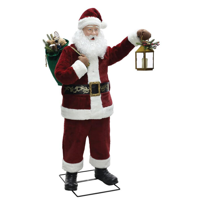 Seasonal Vision Internationale Deluxe Santa Greeter Animated Figure 1m80 - Deluxe animated santa