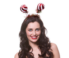 Wicked Costumes  Diadème de Noël avec boules