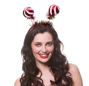 Wicked Costumes  Kerstdiadeem met kerstballen