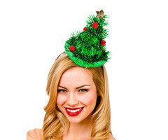 Wicked Costumes Christmas diadem with Christmas tree
