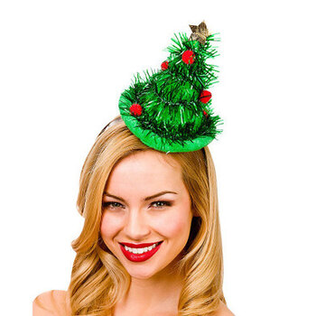 Wicked Costumes  Kerstdiadeem met kerstboom