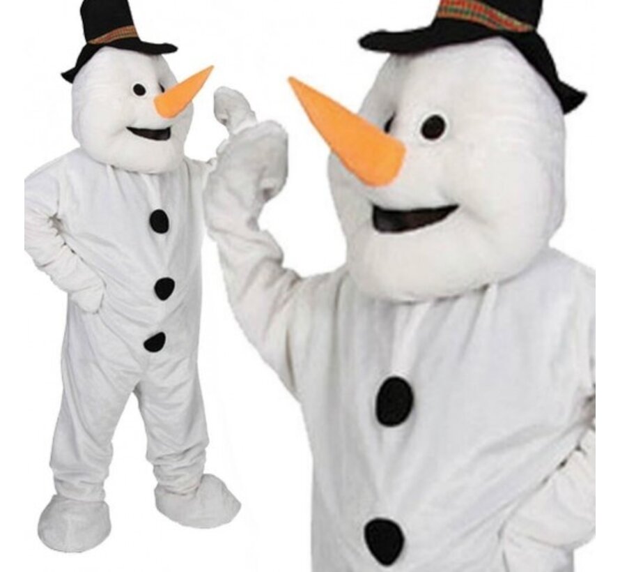 Snowman Deluxe Mascot Costume - Chistmas costume