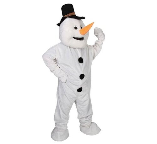 Wicked Costumes  Snowman Deluxe Mascot Costume - Chistmas costume