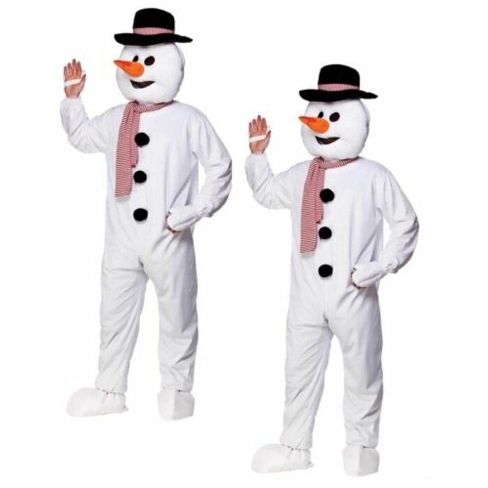 Wicked Costumes Snowman Mascot Costume - Christmas costume