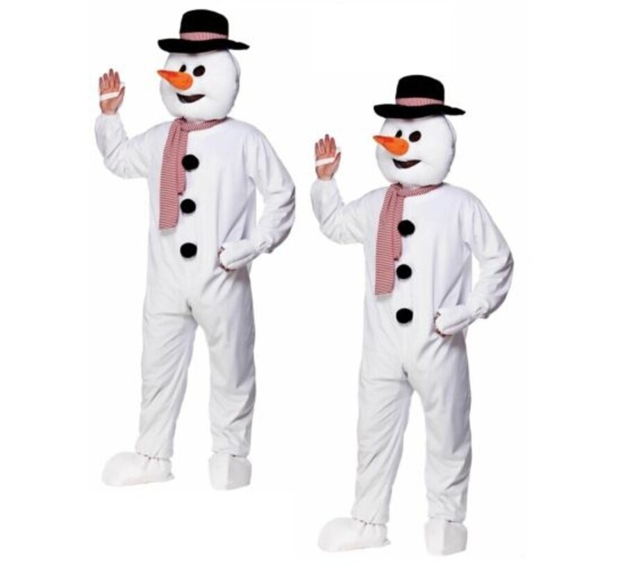 Snowman Mascot Costume - Christmas costume