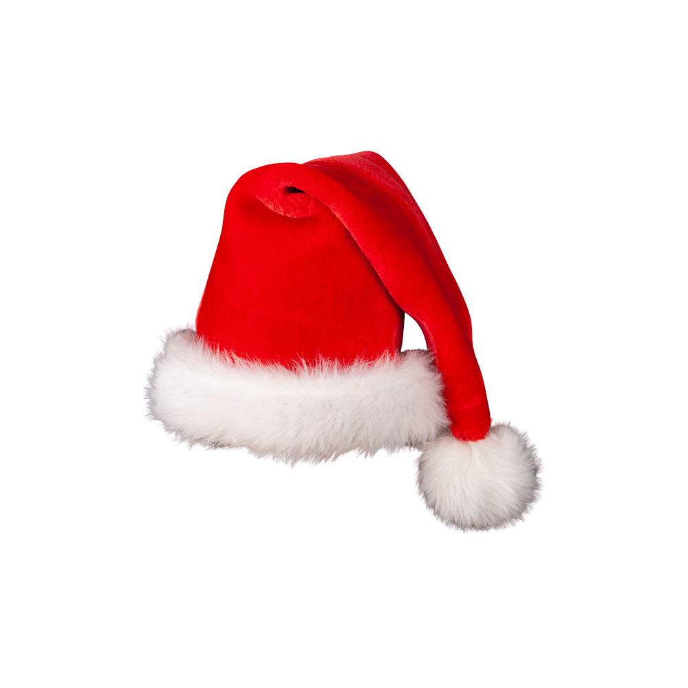 Wicked Costumes Luxury Plush Santa Hat - Beautiful Plush Santa hat