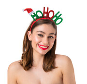 Wicked Costumes  Christmas diadem with text Ho Ho Ho