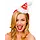 Christmas diadem with spiral Santa hat - Christmas party accessory