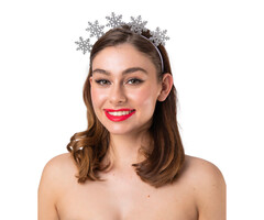 Wicked Costumes  Diadème de Noël avec des flocons de neige