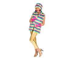 Funny Fashion Gilet arc-en-ciel