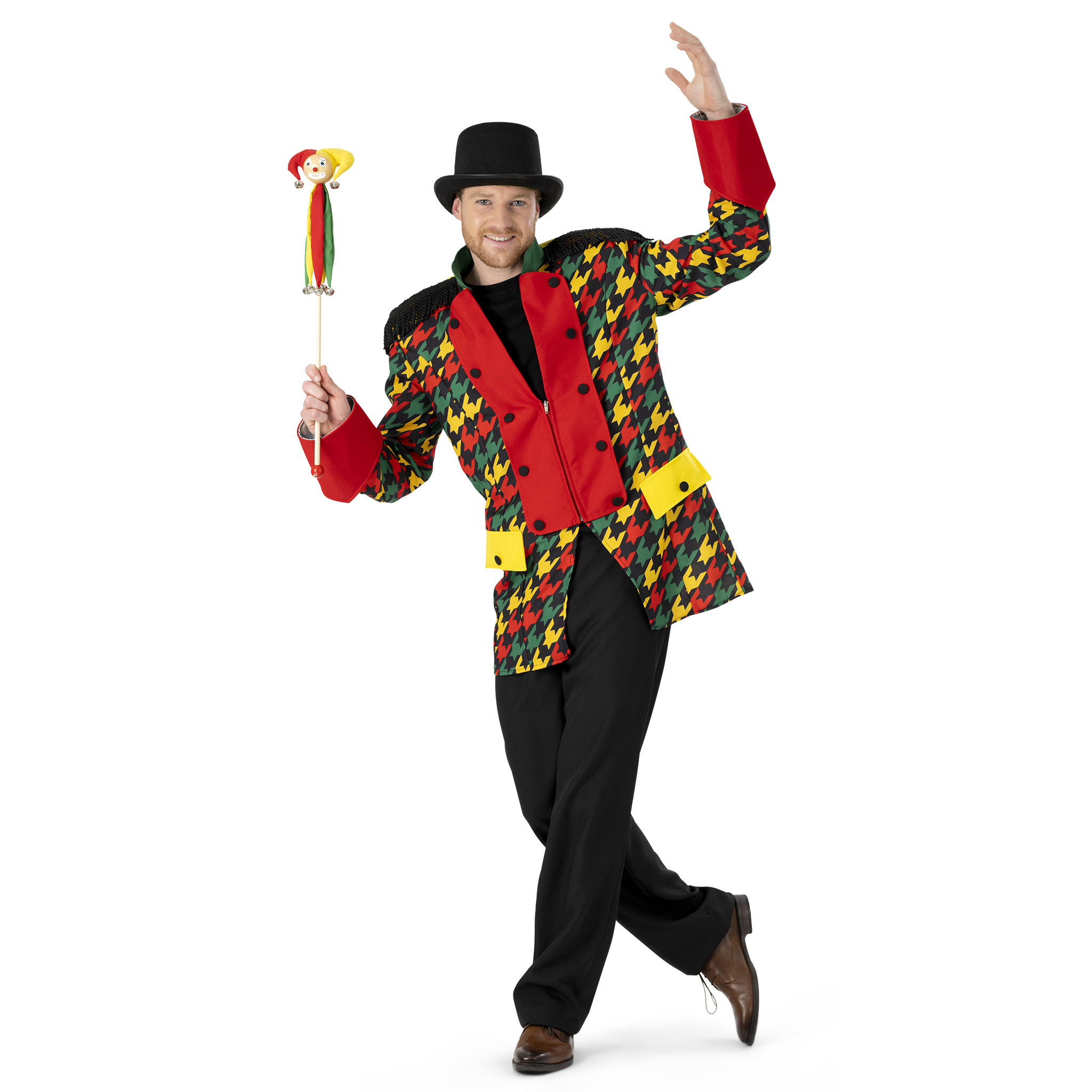 Funny Fashion Carnival jacket- Tricolor jacket for men