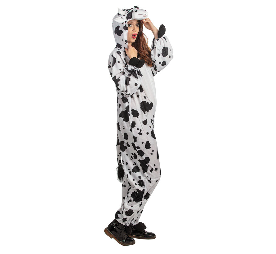 Peluche costume de vache - Jumpsuit de vache de luxe