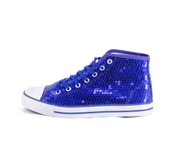 Party Factory Sneaker blauwe  glitter schoenen - maat 38