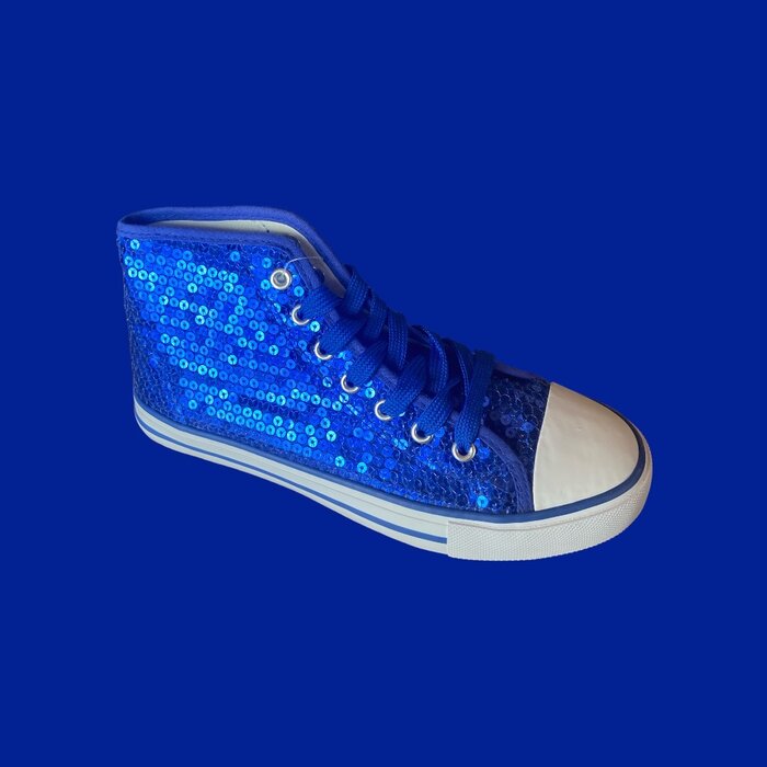 Party Factory Chaussures Sneaker à paillettes - Sneaker haute qualité- taille 38