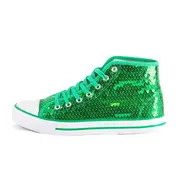 Party Factory Chaussures Sneaker verts à paillettes - taille 38