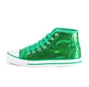 Party Factory Sneaker groene  glitter schoenen - maat 38