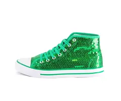 Party Factory Sneaker groene glitter schoenen - maat 38