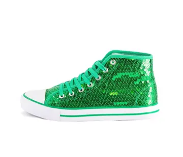 Party Factory Sneaker green glitter shoes - size 38