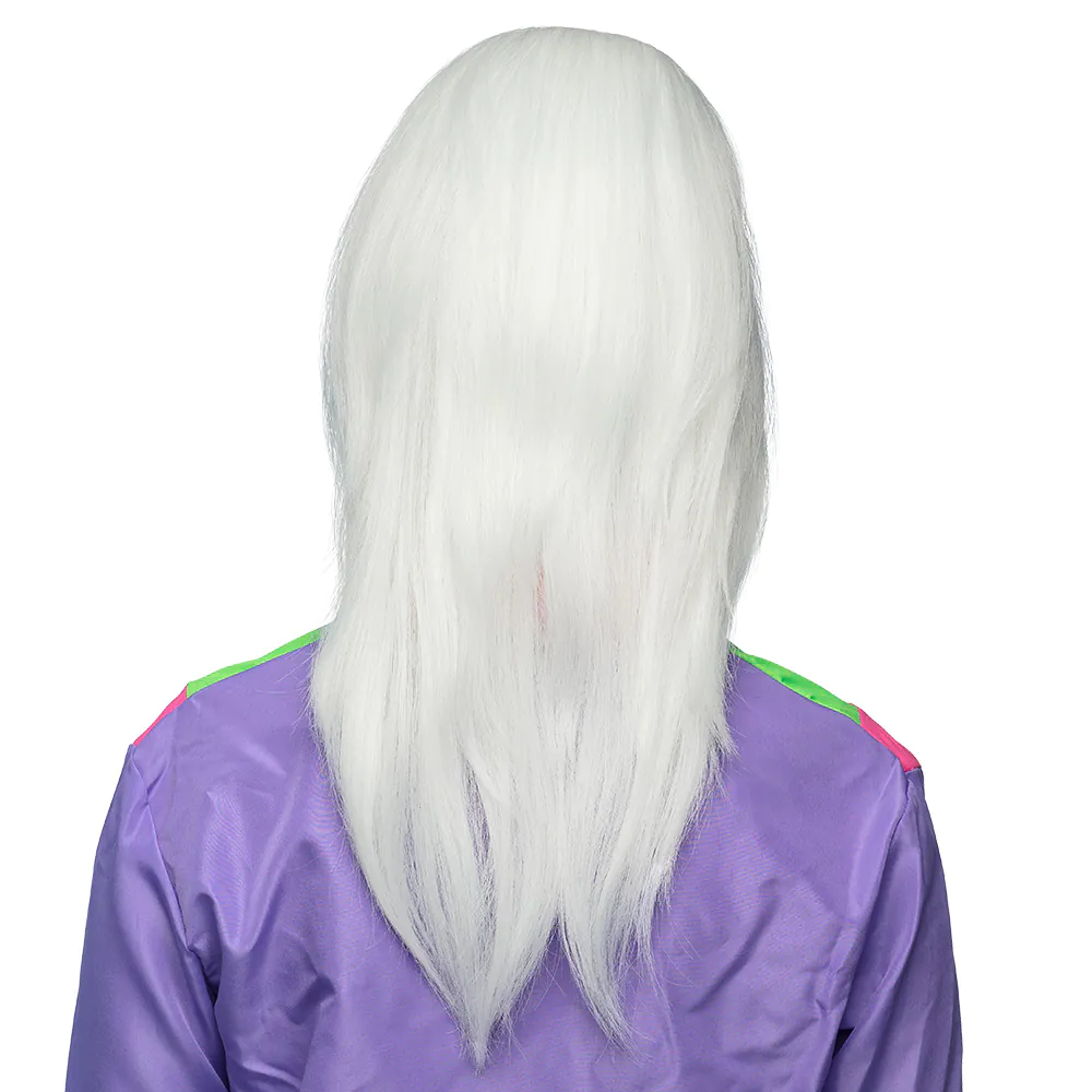 Boland Stijlvolle Witte Retro Pruik met Zwarte Haarband - Boland Vintage Collectie