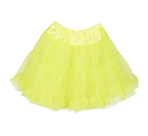 Boland Neon gele petticoat- Fashion fluo tutu