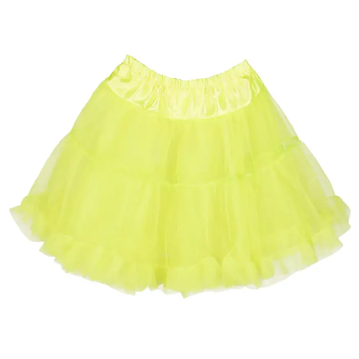 Boland Neon gele petticoat- Fashion fluo tutu