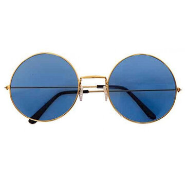 Partyline Hippie blue round XL glasses for adults