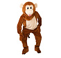 Monkey mascot costume - Jumpsuit costume in plush