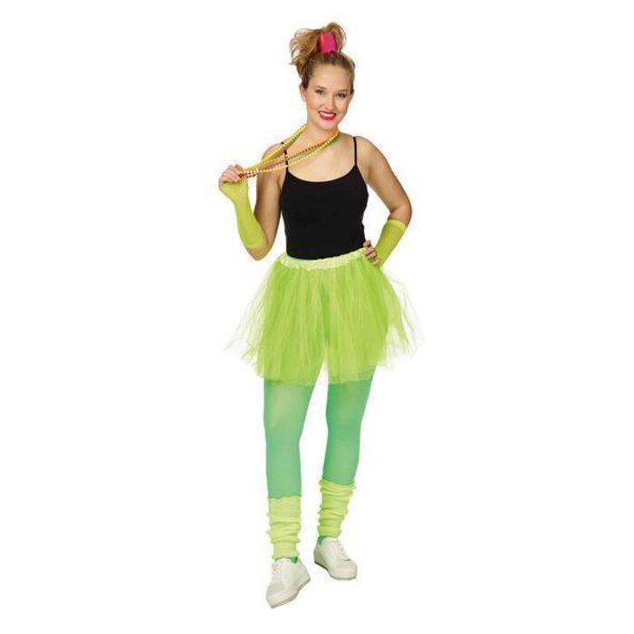 Partyline Neon gele Tutu - Gele Tutu medium lengte - Tutu 40 cm