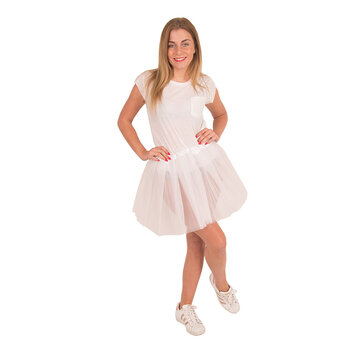 Partyline Neon witte Tutu